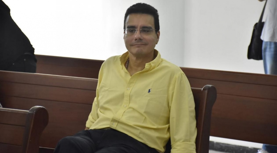 Ramsés Vargas, al momento de escuchar la decisión del juez.