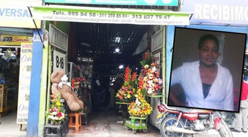 La mujer trabajaba hace varios años en la floristería.