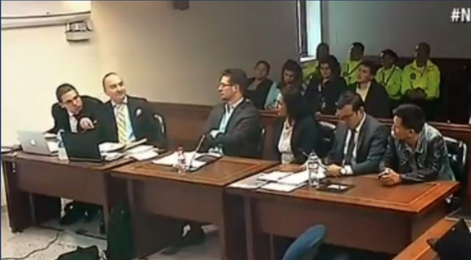  Audiencia de falso fiscal y abogada de Pedro Aguilar. 