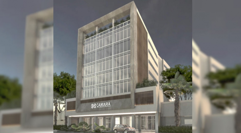Fachada de la nueva sede de la Cámara de Comercio de Santa Marta.