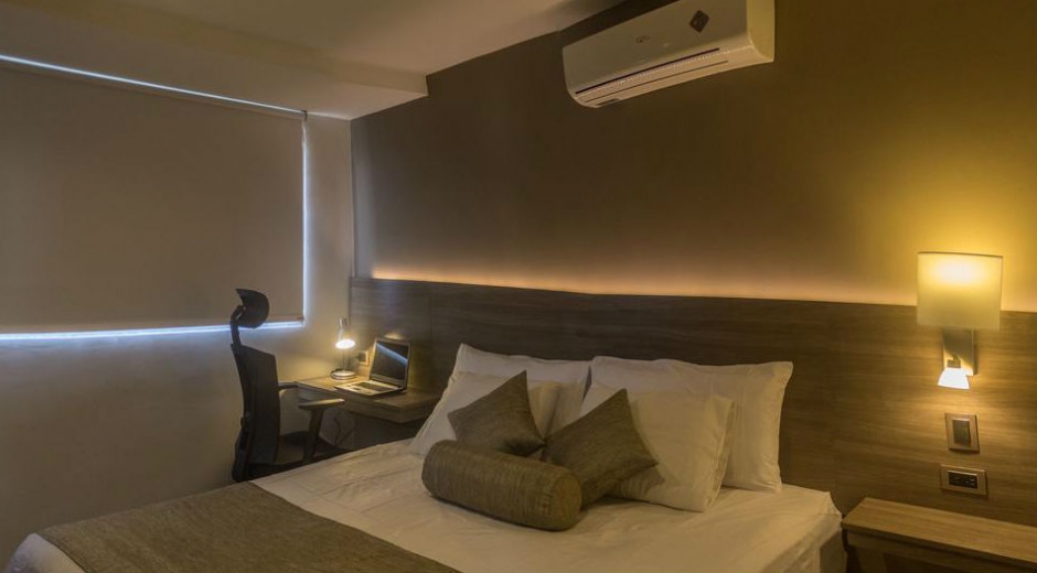 Booking. Las habitaciones del hotel Betania son lujosas y confortables.