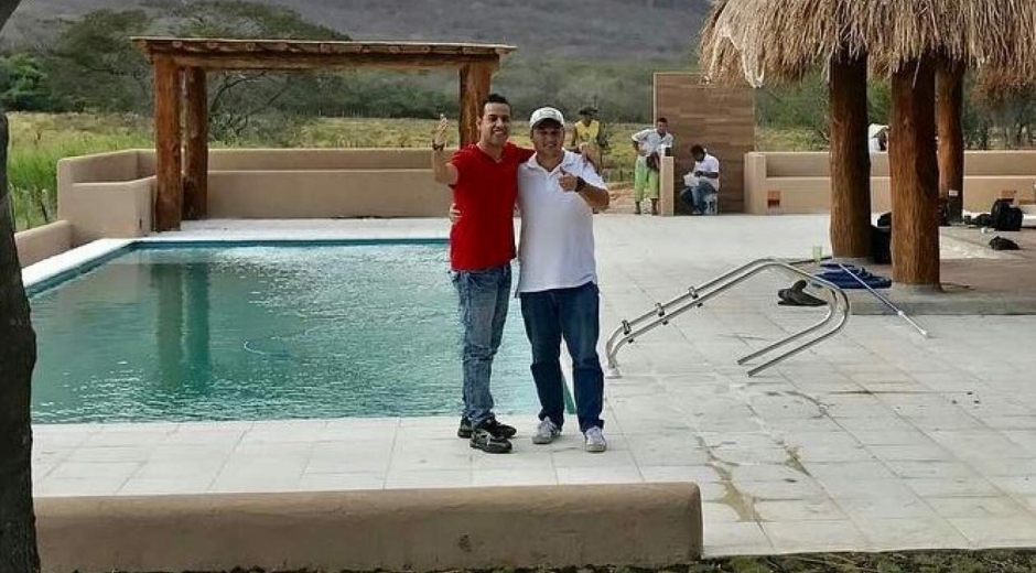 Martín Elìas en su finca 'La bonita'.