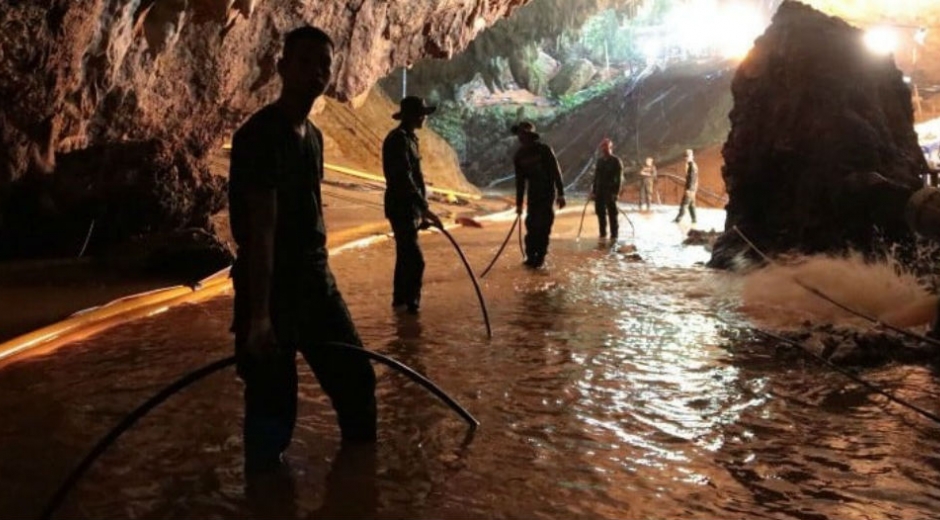 Operación rescate en Tailandia.