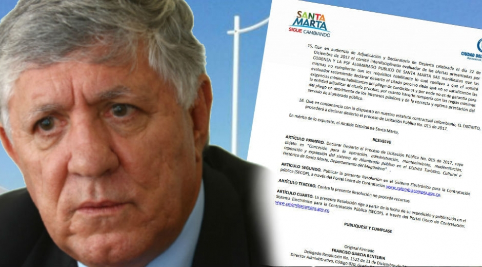 Seguimiento.co William Vélez, zar del alumbrado público en el país.