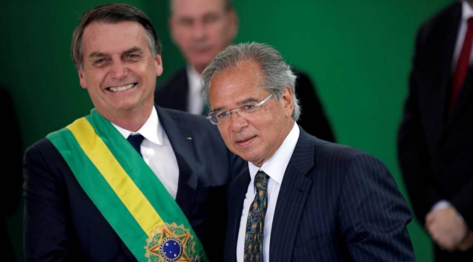 Jair Bolsonaro y Paulo Guedes.