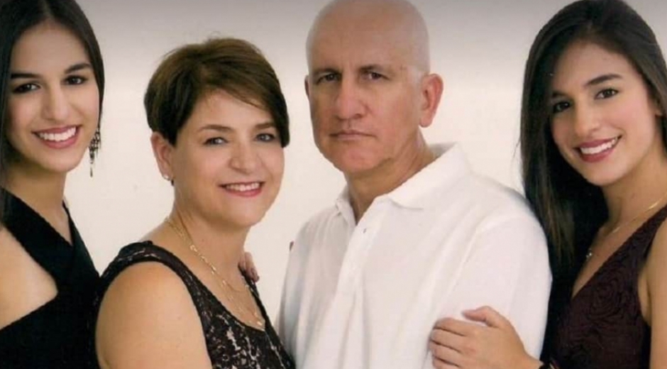 Carlos Mario Peña y su familia, muertos en accidente.