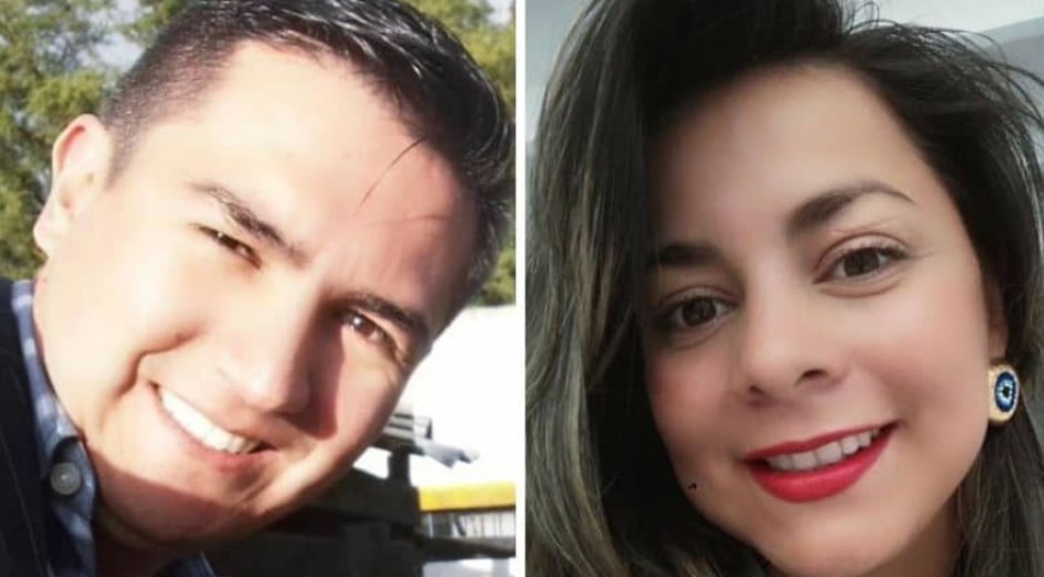 Viviana Muñoz. asesinada, y su esposo Maurico-Quiroga, hallado muerto 