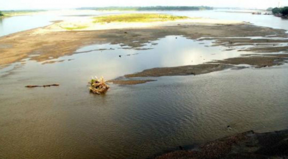 Cortesia Dramatico nivel de agua en el Río Magdalena