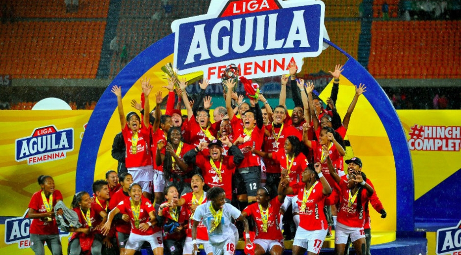 Dimayor Celebración del título de América de Cali.