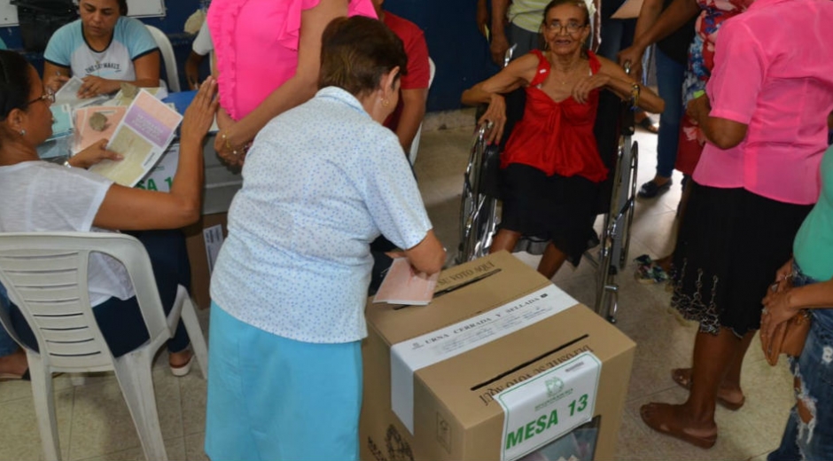 Los Magdalenenses acudieron a votar.