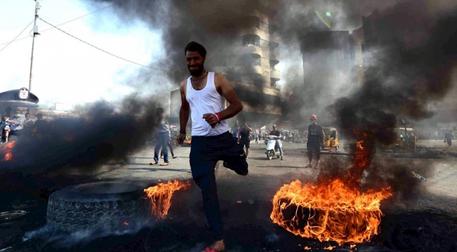 Protestas en Irak.
