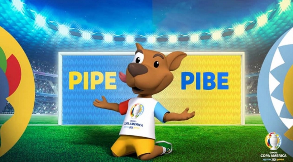Mascota de la Copa América 2020.