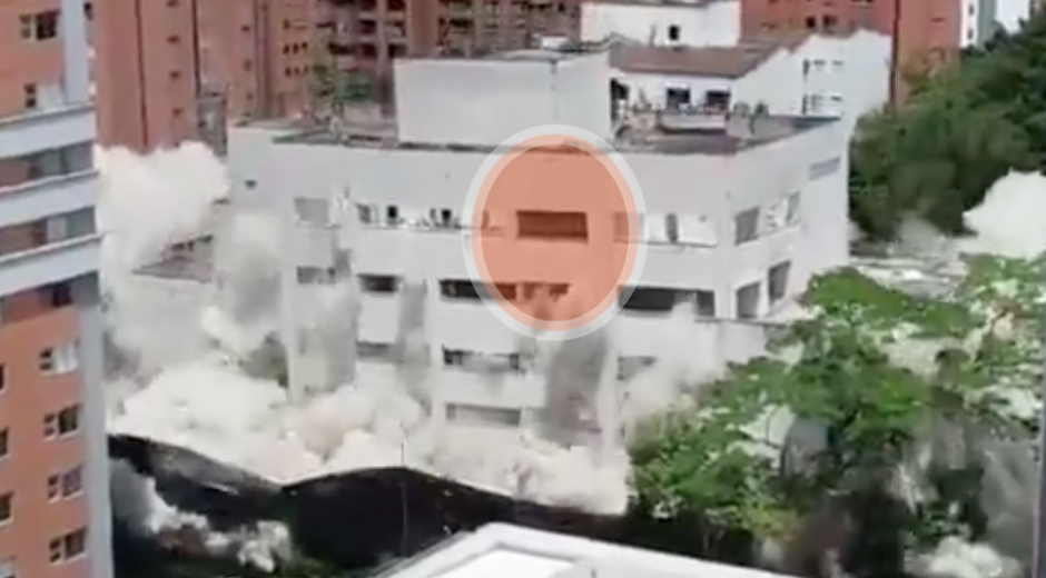 Captura de pantalla Edificio Mónaco en Medellín