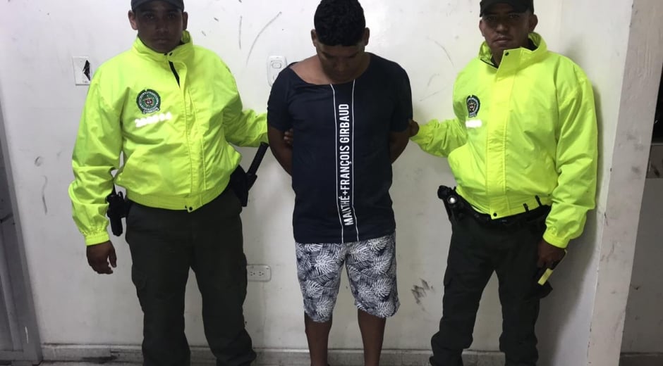 Edwin Rafael Pardo Mendriz, capturado por homicidio de comerciante chino