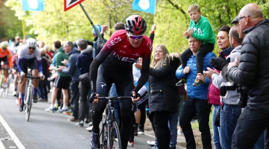 Ineos Chris Froome en una competencia del Dauphiné 2019.