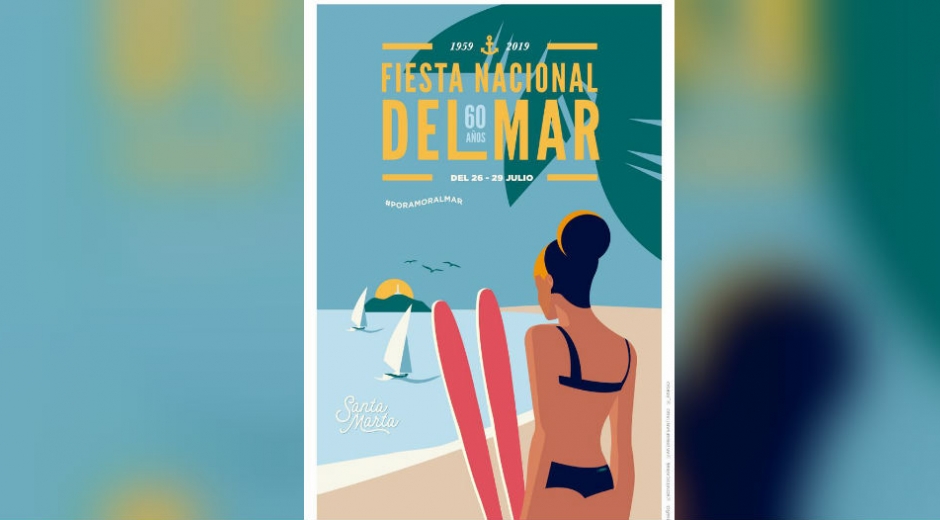 Afiche oficial de las Fiestas del Mar 2019