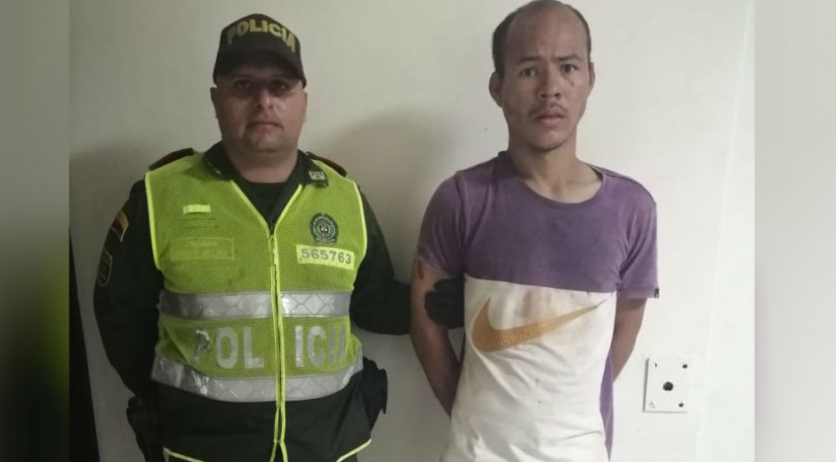 Policía Metropolitana El implicado fue identificado como Karington Diego Buelvas Vargas.