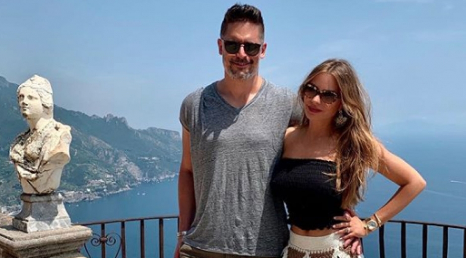  Sofía Vergara al lado de su esposo, Joe Manganiello, en Italia.