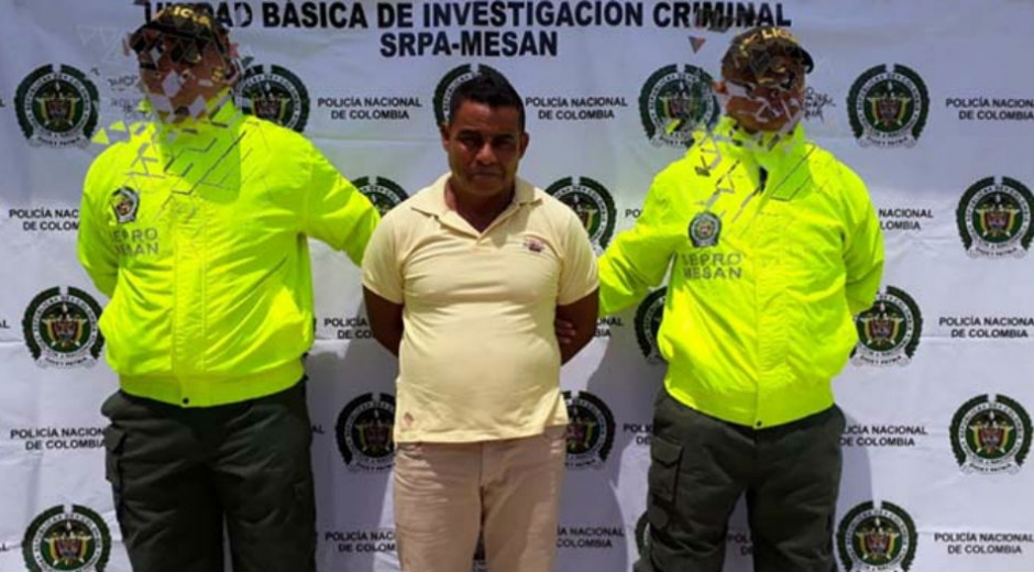 El hombre fue capturado el jueves. 