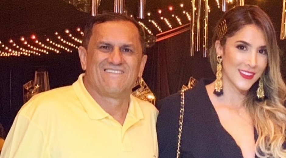 Hernán Ospina y su hija Daniela.