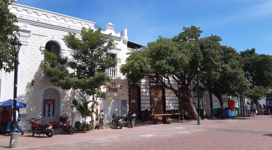 Seguimiento.co Así luce este miércoles la plaza de la Catedral.