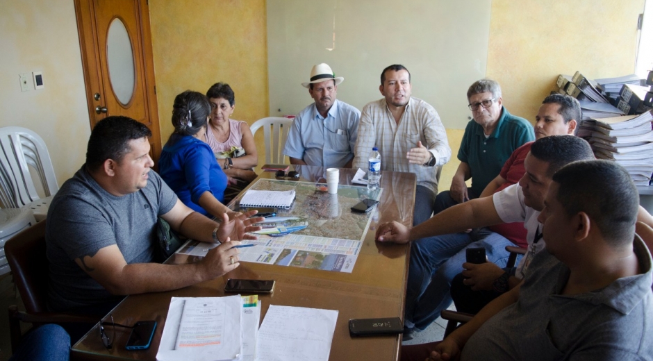 Cortesía Reunión entre gremio transportador de Santa Marta