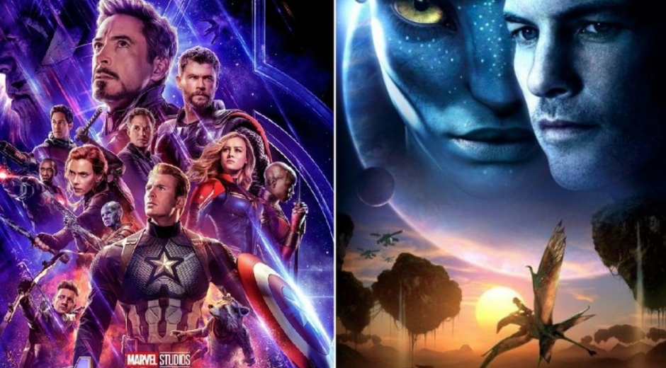 Avengers: endgame' (2019) y 'Avatar (2009).