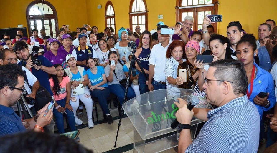 Rafael Martínez reasumió este martes el cargo de alcalde de Santa Marta. 