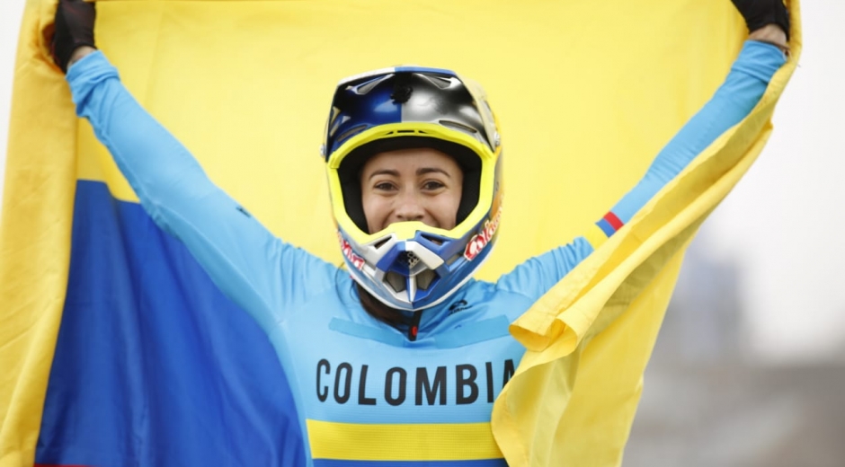 COC La celebración de Mariana Pajón.