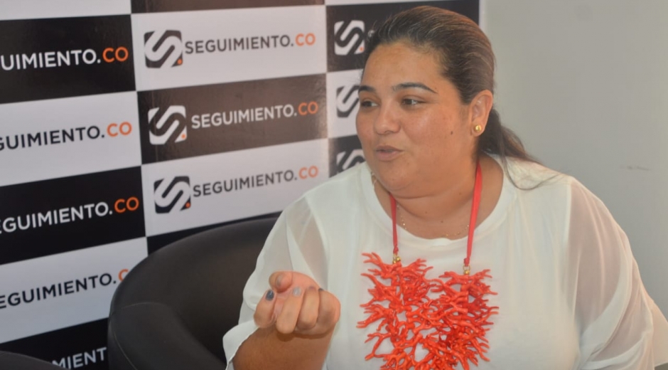 Priscila Zúñiga, coordinadora programática de la campaña del 'Mello' Cotes. 