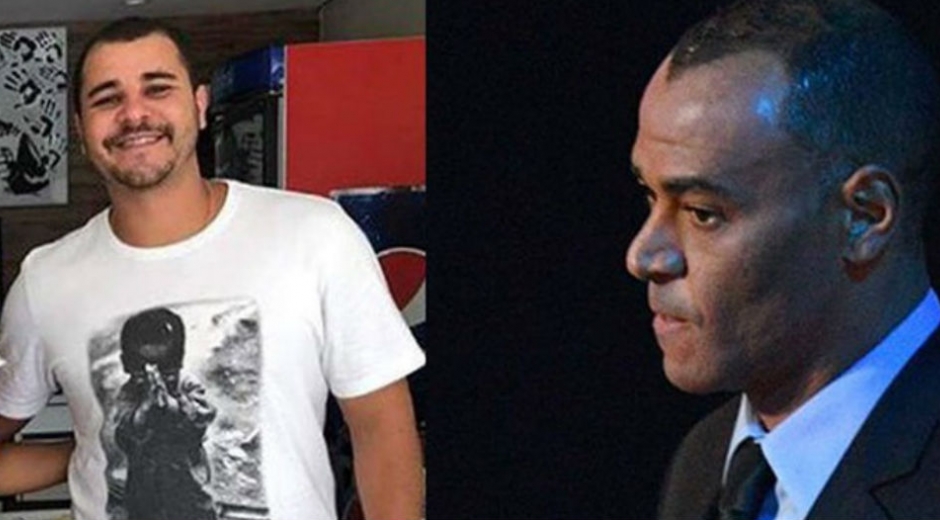 Cafú y su hijo Danilo