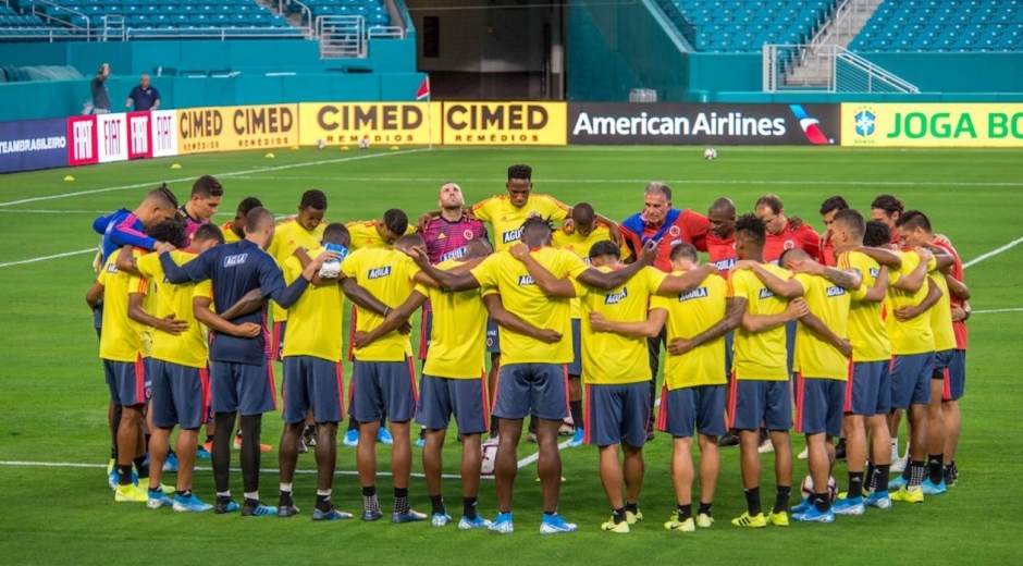 Entrenamiento de Colombia.
