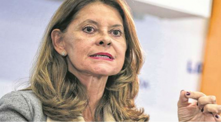 La vicepresidenta de la República, Marta Lucía Ramírez.