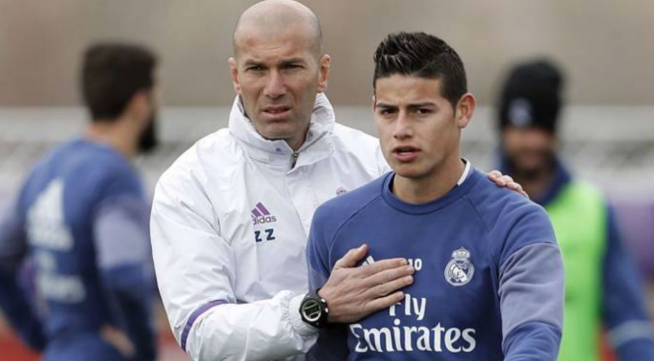 James y Zidane.