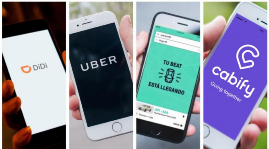 Valora Analitik Algunas aplicaciones móviles para transporte.