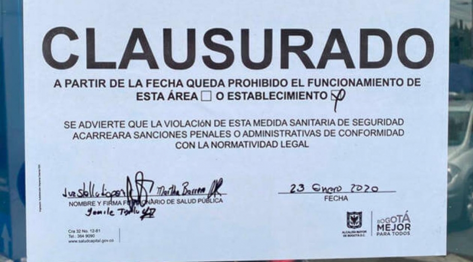 Blu Radio El papel del clausurado.