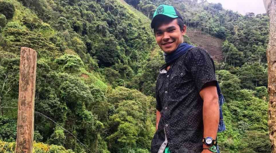 Twitter César Darío Herrera Gómez, excombatiente de las Farc.