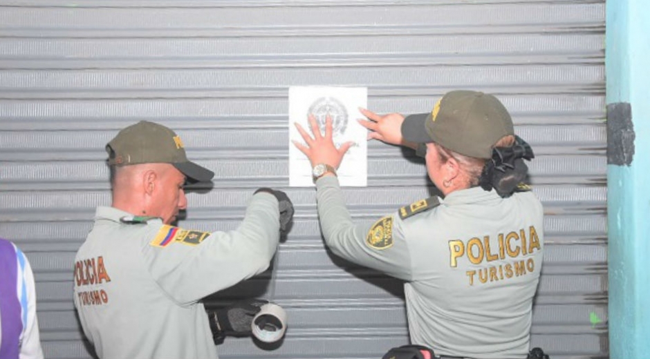 Cortesía. Operativo en el sector de 'La Estación' en Ciénaga.