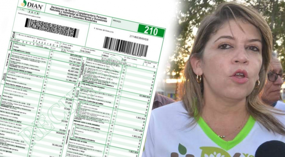 Virna Johnson publicó su declaración de renta.