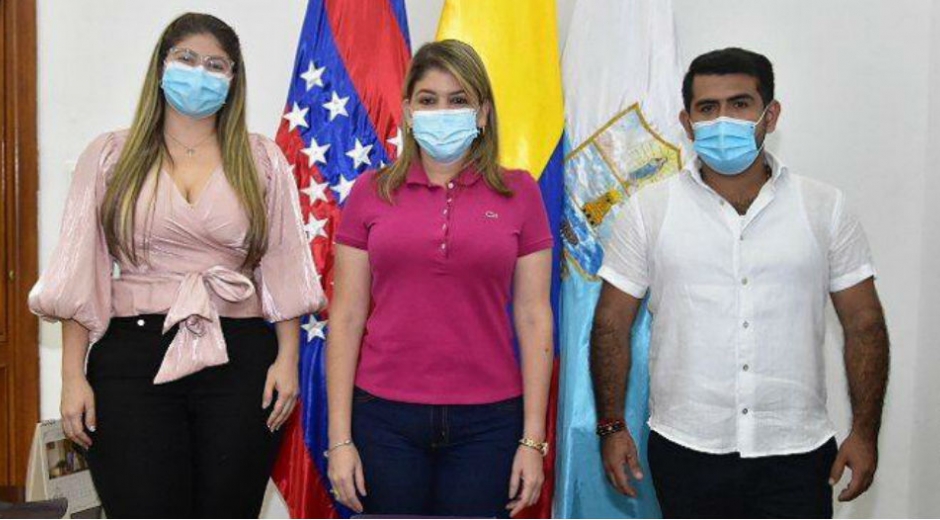 Posesión de Carmen García Piraquive, nueva secretaria General de la Alcaldía y Jorge Mario Lizarazo Álvarez, nuevo director de la Oficina de Gestión del Riesgo y Cambio Climático.