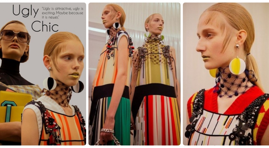 El Ugly Chic se ha tomado las pasarelas, la idea de explorar y probar cosas nuevas es una dosis necesaria para vender en una industria tan cambiante y sorpresiva. 