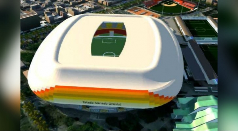 Twitter Diseño del Estadio Atanasio Girardot.