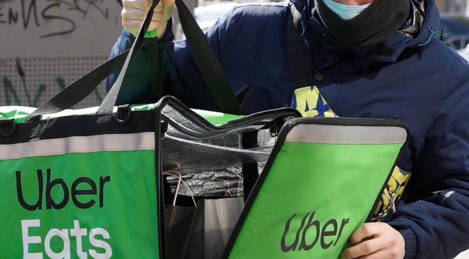 Uber Eats Imagen de ilustración.