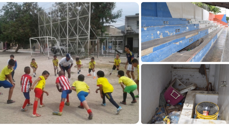 Archivo Las canchas barriales de Santa Marta, tema que tocó el Concejo de la ciudad.