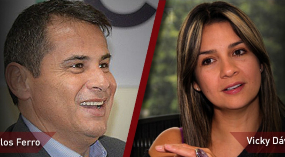 Carlos Ferro y Vicky Dávila kienyKe