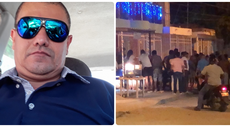 Suministrada Yesid Sangregorio Royero, asesinado este viernes en Santa Marta por una atraco.