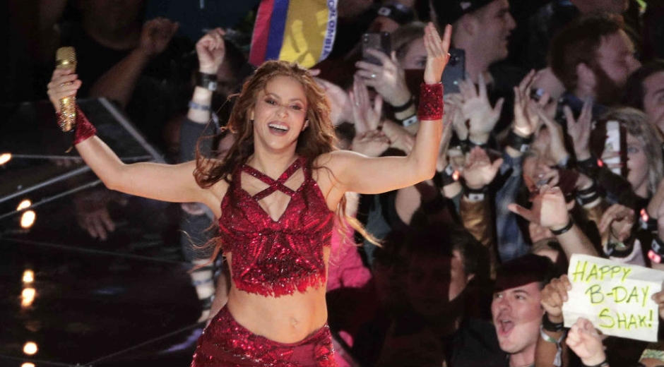 Cortesía. Shakira en el Super Bowl 2020.