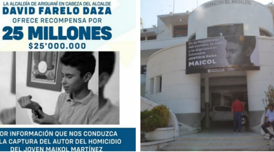 Seguimiento.co La recompensa por información sobre el asesinato del 'pequeño' Maikol pasó de 10 millones a 20 millones.