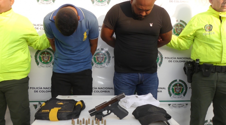 Jean Carlos Montero López y Yoisser Enrique Troncoso Escorcia, capturados