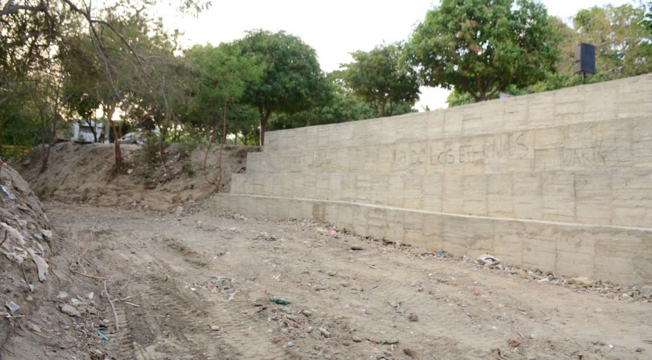 Gaviones en quebrada Tamacá